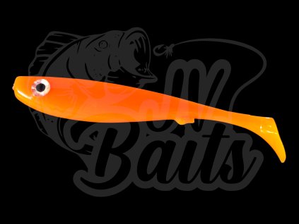 JV Baits Kopyto 14 cm UV Dark Orange