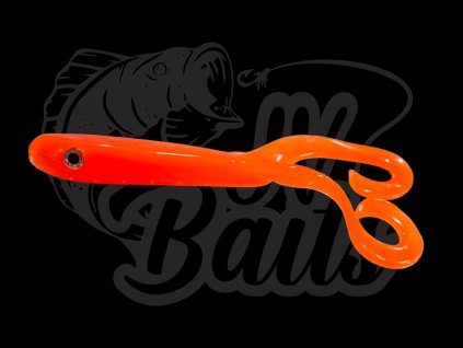JV Baits Pike Double Slapper 17 cm UV Dark Orange