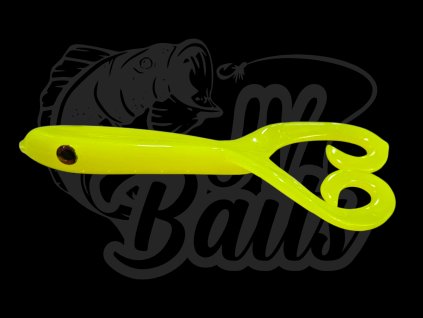 JV Baits Pike Double Slapper 17 cm UV Yellow