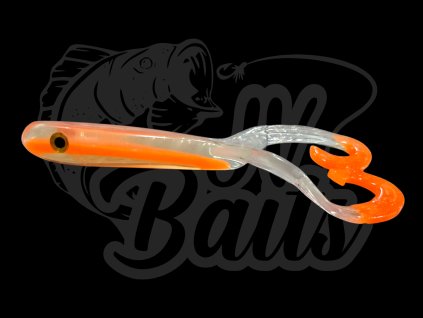 JV Baits Pike Double Slapper 17 cm Invisible UV Orange