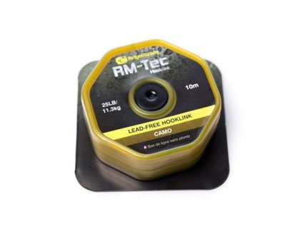 RidgeMonkey Šňůrka RM-Tec Lead Free Hooklink 25lb 10m Camo