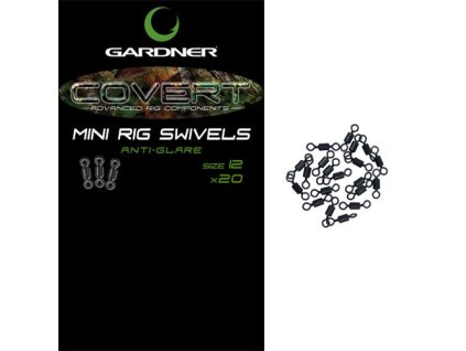 Gardner Obratlíky Covert Mini Rig Swivels 20 ks