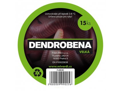 Dendrobena velká 15ks