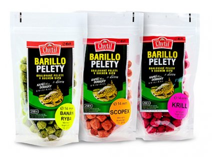 Barillo pelety 200 g (Příchuť Banán / Ryba)