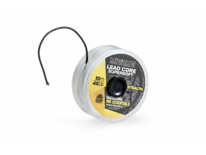 Mivardi Šňůrka Lead core SuperSoft - Stealth 10m/45lb