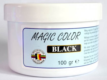 MVDE barva do návnad Magic Color Black 100g