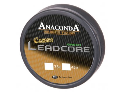 Anaconda pletená šňůra Camou Leadcore zelená