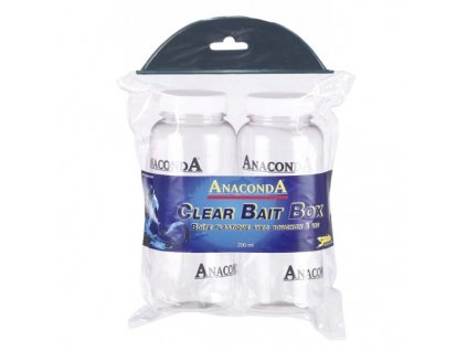 Anaconda plastové dózy Bait Box Clear, 4ks/bal
