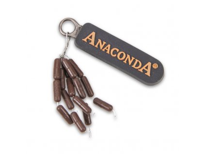 Anaconda wolframové olovo Rig Weights hnědá 3,1 mm 15 ks