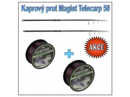 Kaprový teleskop Anaconda Magist Telecarp s 50 mm očkem Model 3,60m / 3,00lb