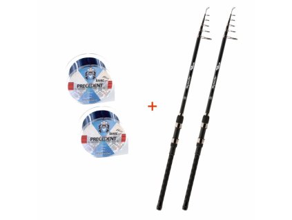 Saenger set prutů Skymaster Tele Travel (1,6m) Akce 1 + 1 s dárky