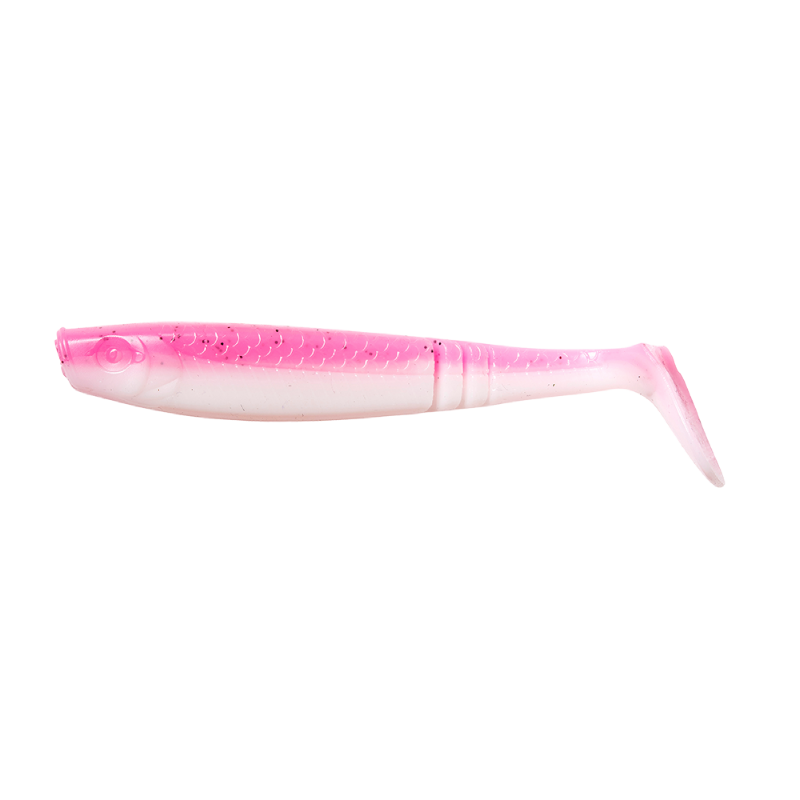 DAM Nástraha Shad Paddletail UV Pink/White 10cm