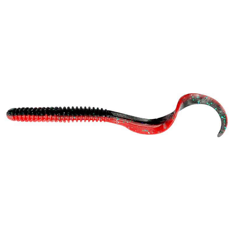 Savage Gear Gumová nástraha RIB WORM RED N BLACK 9cm 3g 10ks