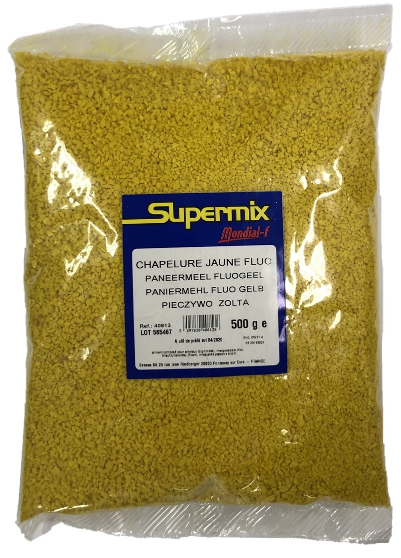 MONDIAL F Mondial-F Chapelure Fluo Jaune (anglická vločka žlutá) 500g