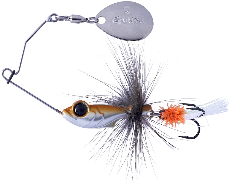 Spinnerbait Gunki Alvin Fly 5,6g Barva: White Fry