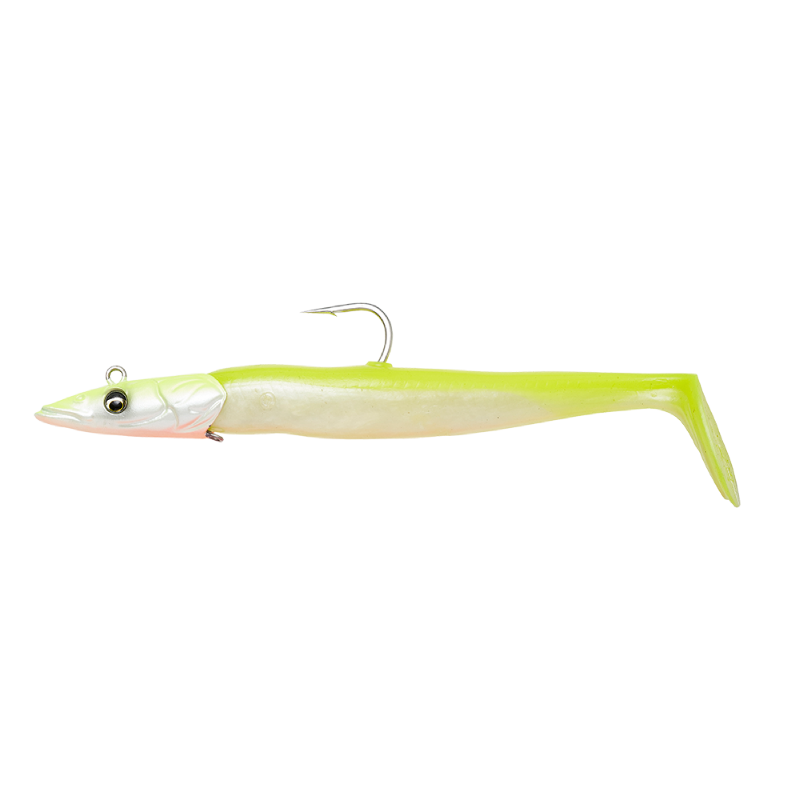 Savage Gear Gumová Nástraha Sandeel V2 Sinking Lemon Back 2+1 Varianta: 14 cm - 33 g