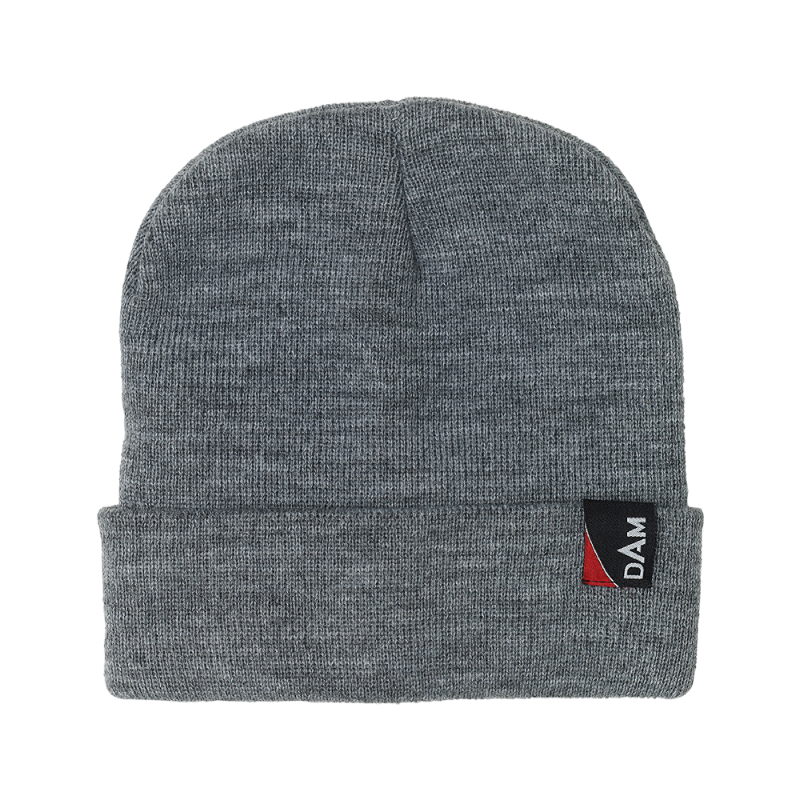 Čepice DAM Classic Fold-Up Beanie Grey Melange