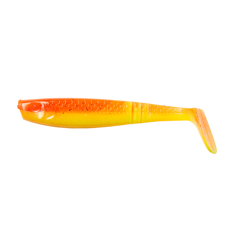 DAM Nástraha Shad Paddletail UV Orange/Yellow 8cm