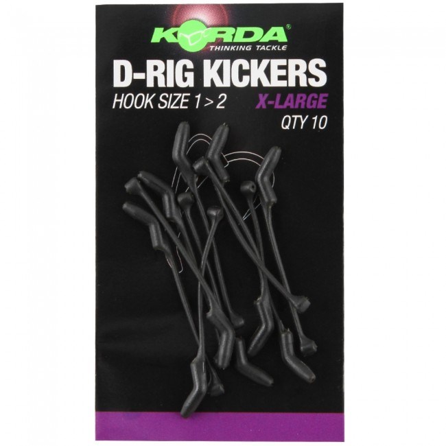 Korda Rovnátka Kickers D Rig Green 10 ks L