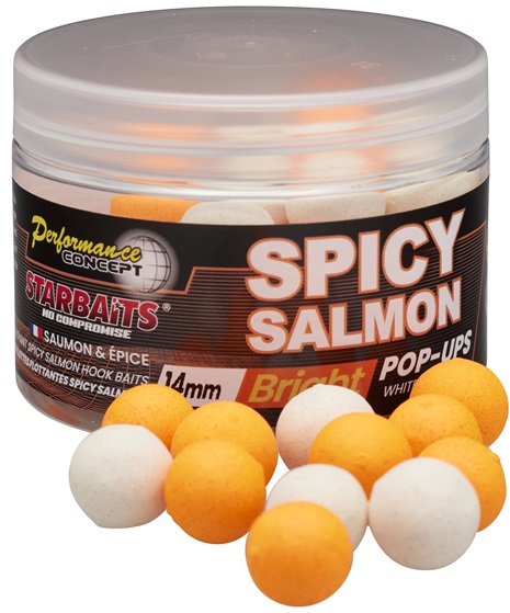 Starbaits POP UP Bright Spicy Salmon 50g Průměr: 14mm