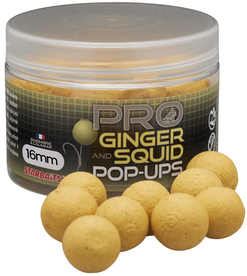 Starbaits POP UP Pro Ginger Squid 50g Průměr: 12mm