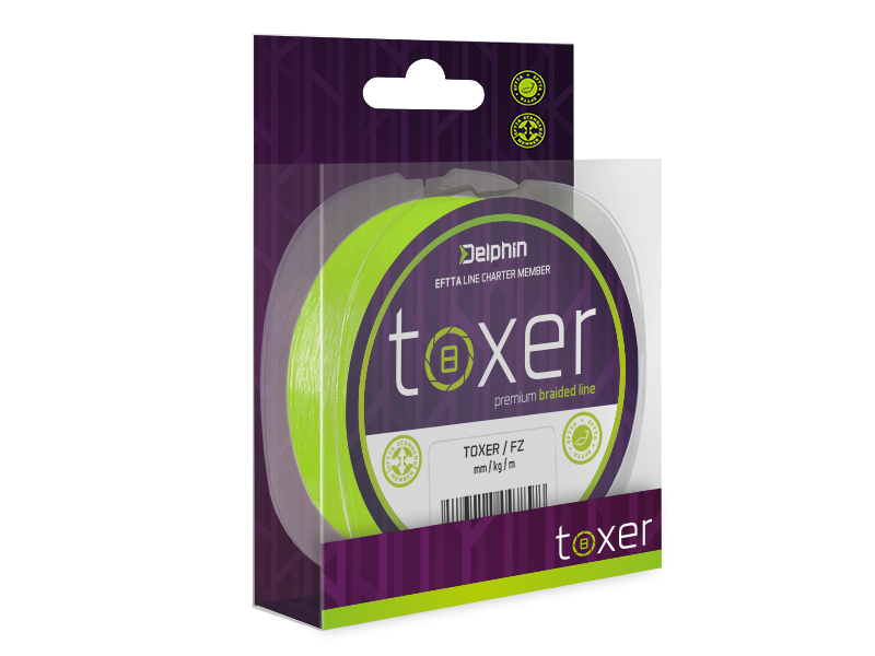 Delphin TOXER / fluo zelená Velikost: 0,16mm 7,7kg 80m