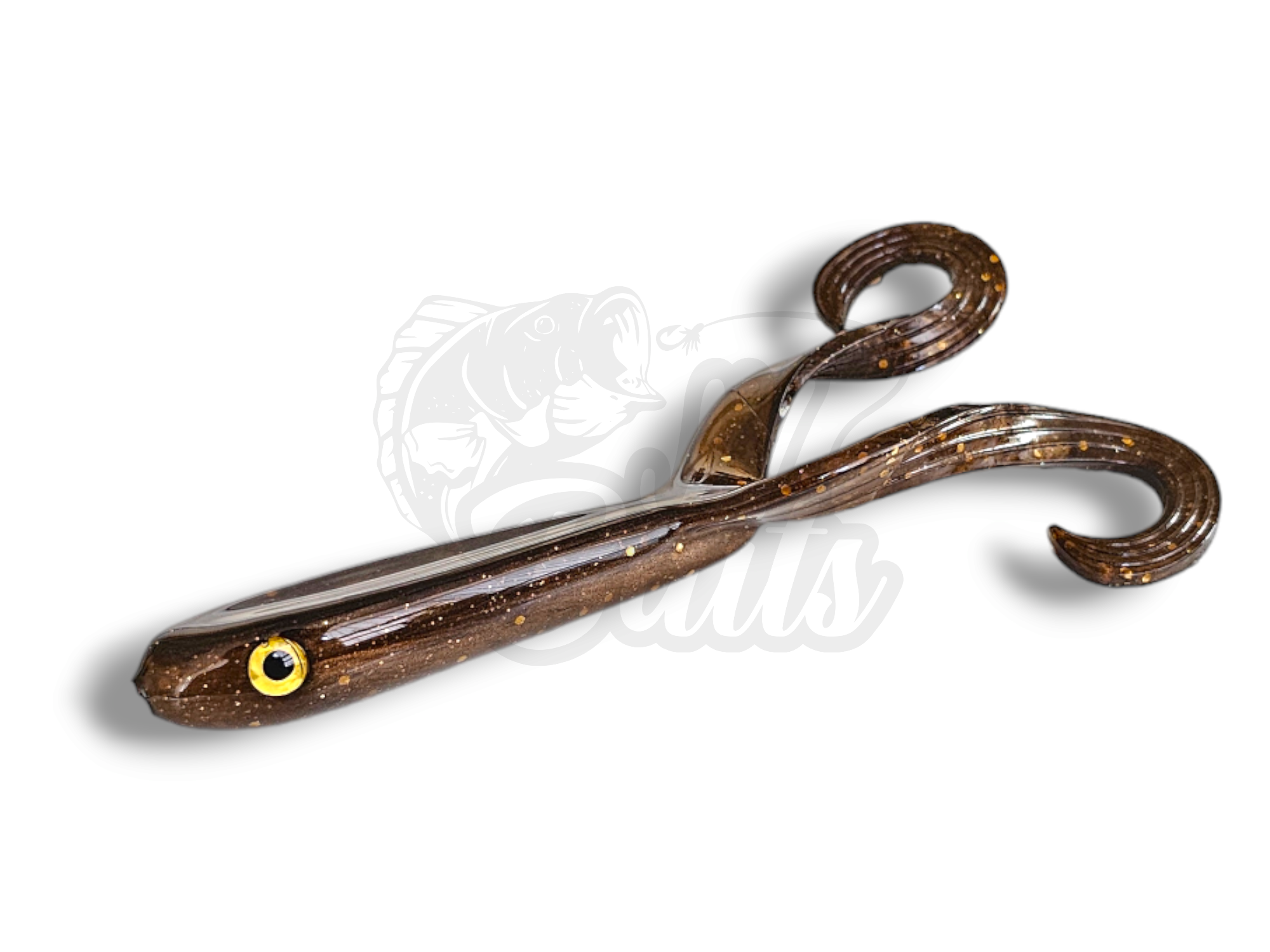 JV Baits Pike Double Slapper 17 cm Brown Metalic / Gold Soft