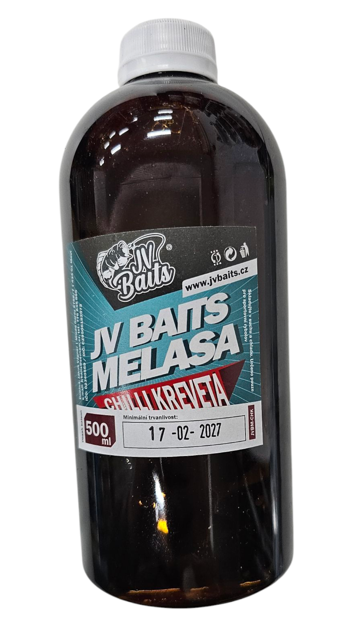 JV Baits Melasa - Chilli Kreveta 500 ml