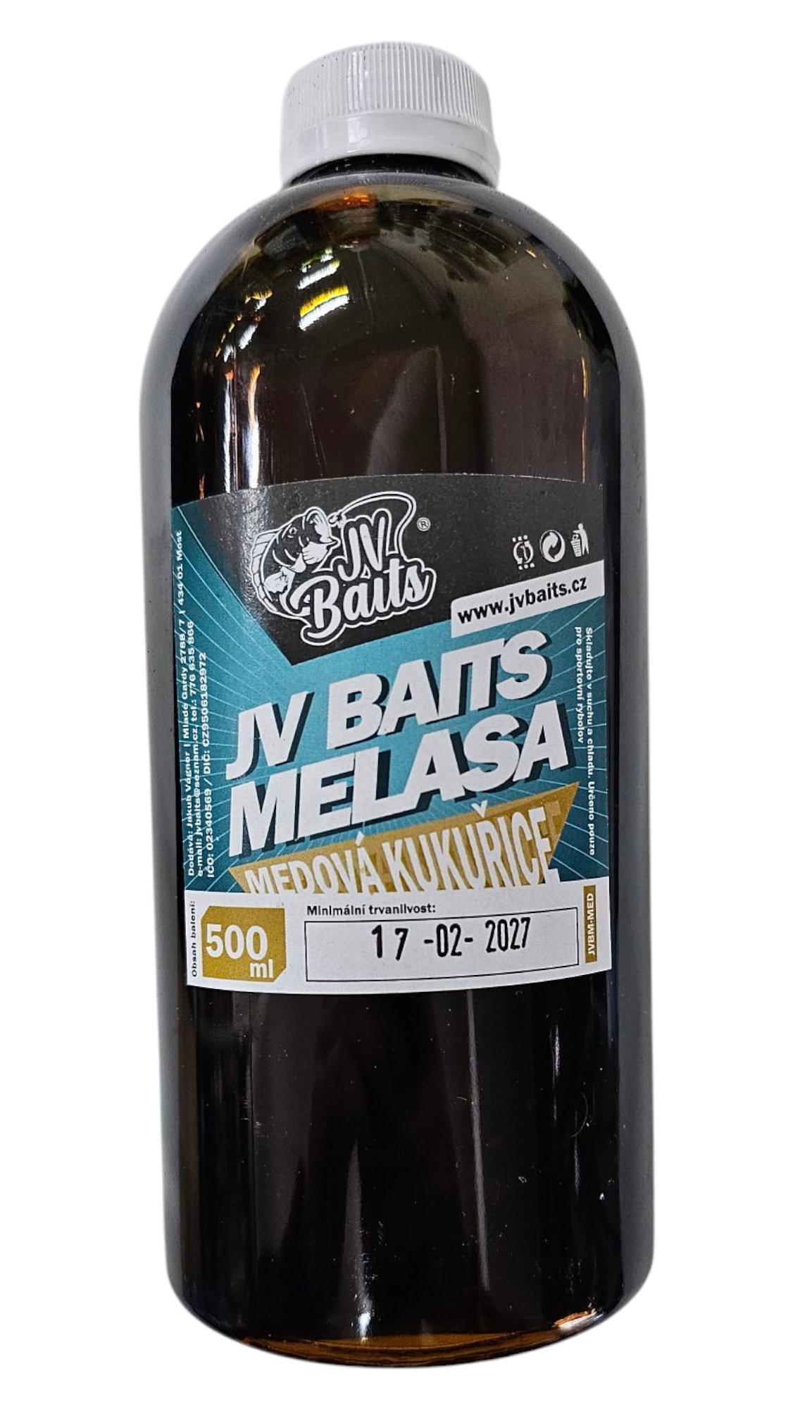 JV Baits Melasa - Medová kukuřice 500 ml