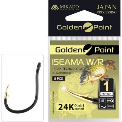Mikado háčekk - GOLDEN POINT - ISEAMA W/R GB - 10 ks Velikost: 8