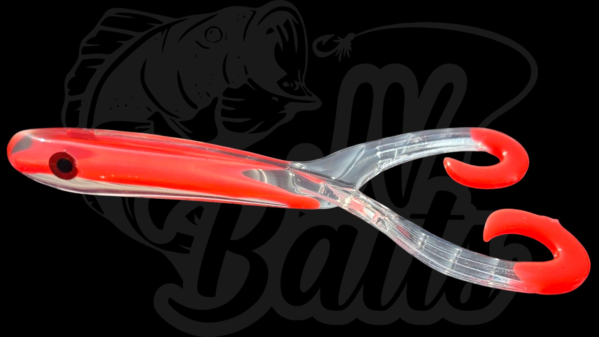 JV Baits Pike Double Slapper 17 cm Invisible UV Red