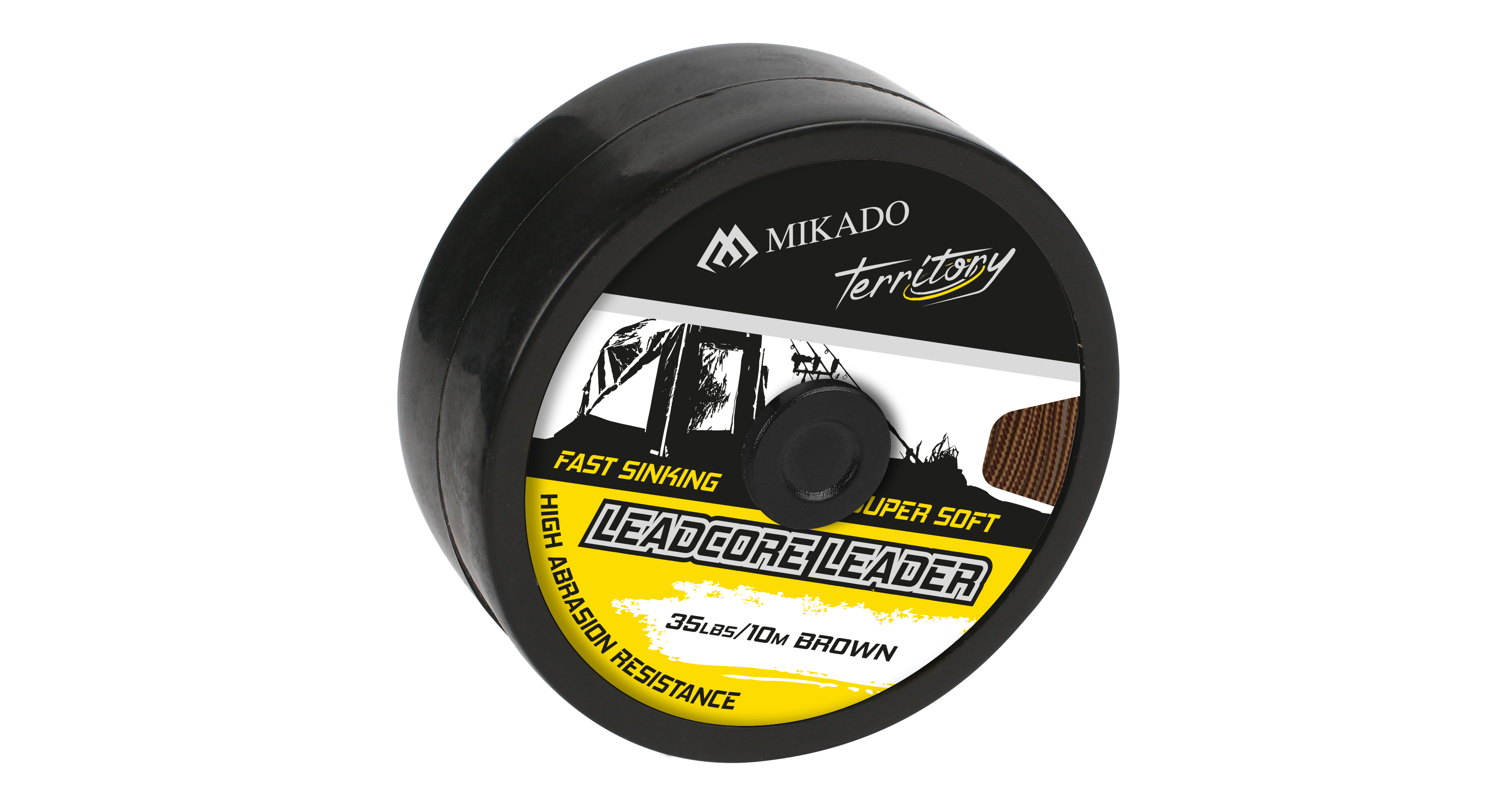 Mikado Olověnka Leadcore Leader 45lbs/10m - HNĚDÁ - 1 ks