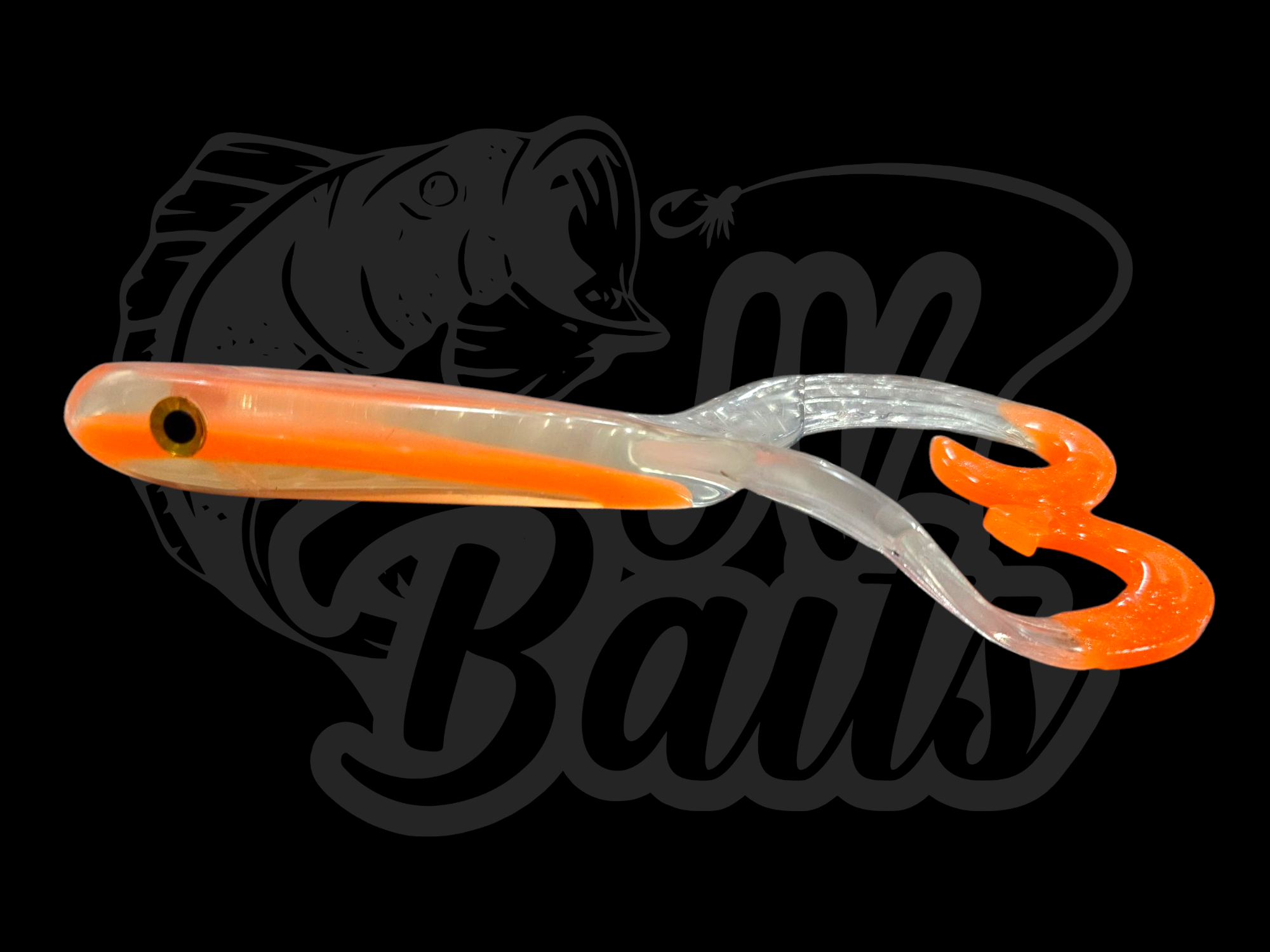 JV Baits Pike Double Slapper 17 cm Invisible UV Orange