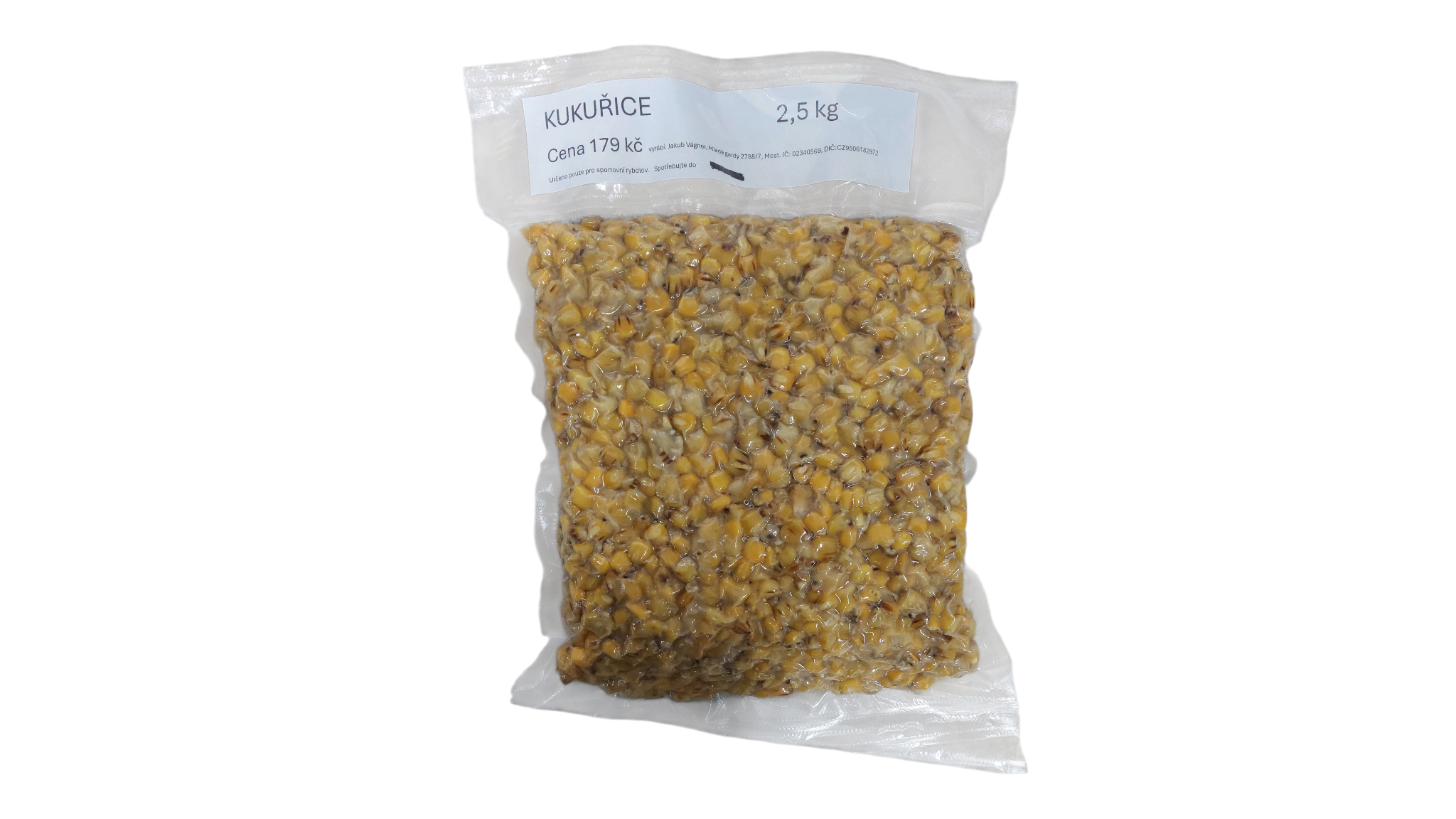 JV Baits Vařená Kukuřice 2,5 kg