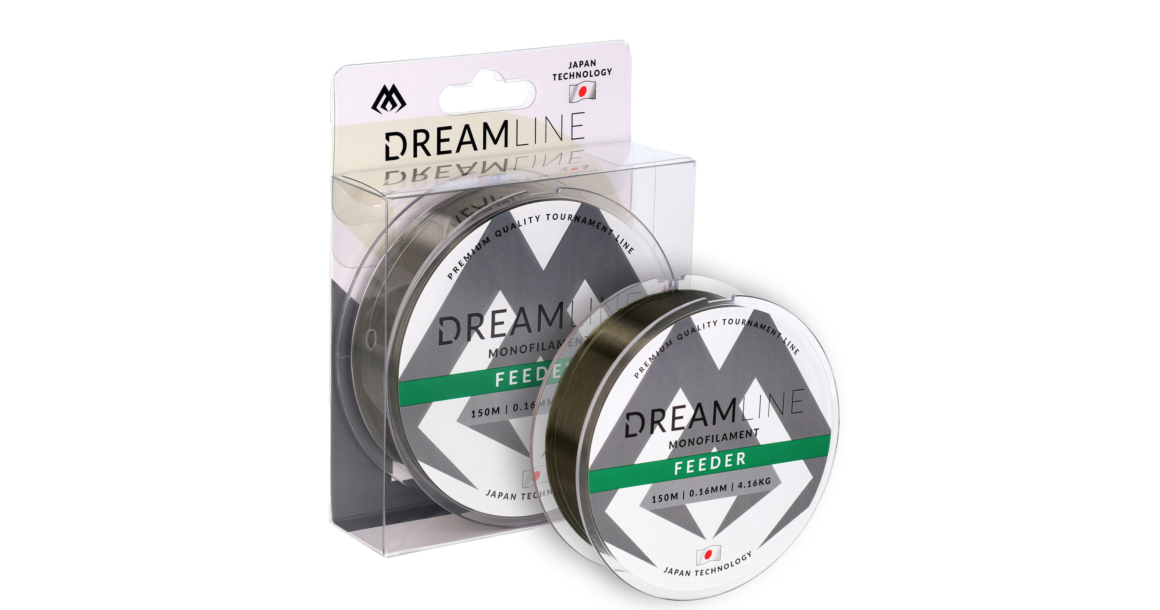 Vlasec Mikado Dreamline Feeder Moss Green 300m Průměr,nosnost: 0,16mm/4,16kg