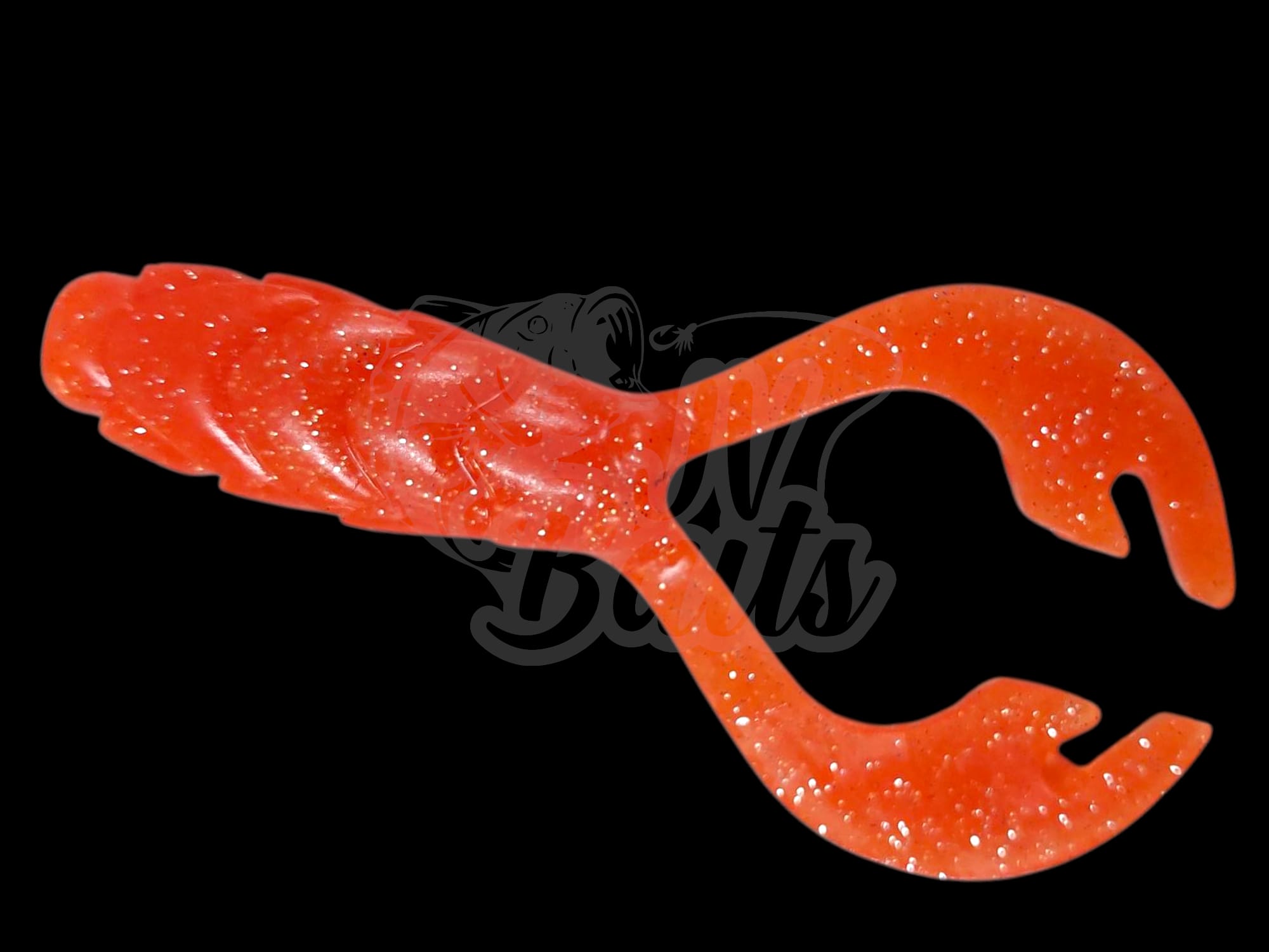 JV Baits Craw 8 cm UV Orange Glitter