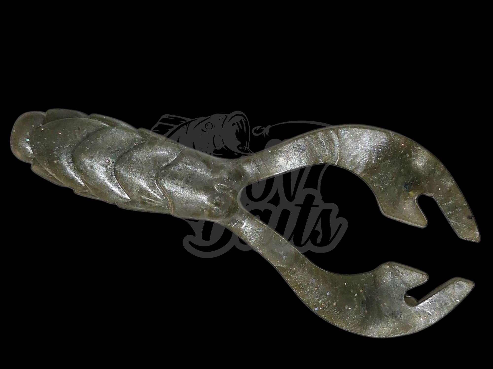JV Baits Craw 8 cm Green Pearl Grey