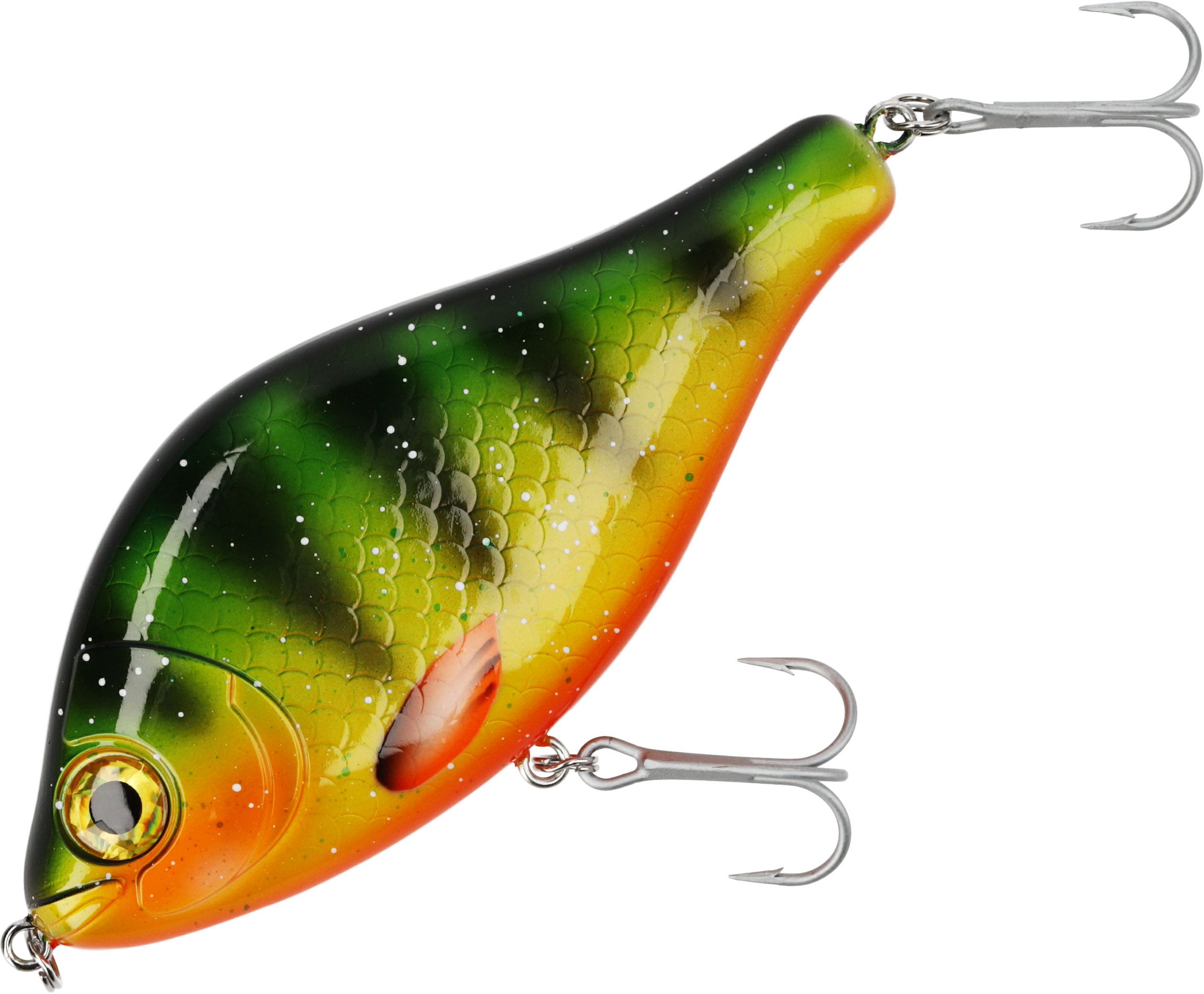 Wobler Mikado MFT JERK - 7cm Hot Perch Suspending