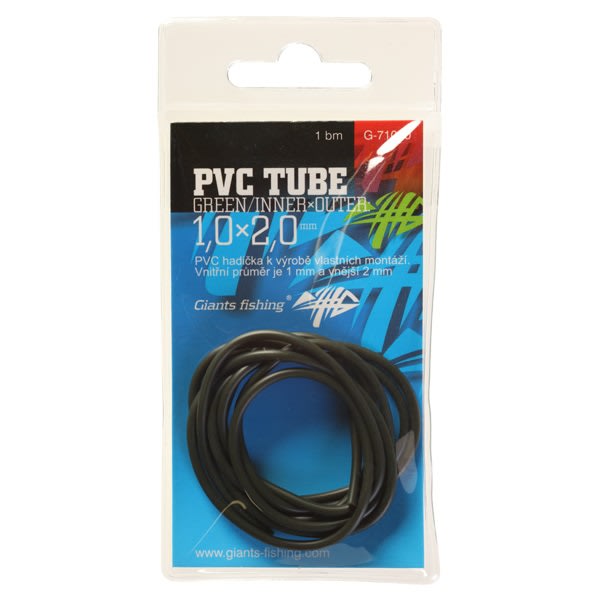 Giants fishing PVC hadička PVC Tube Green/InnerxOuter 2,0x3,0mm,1m