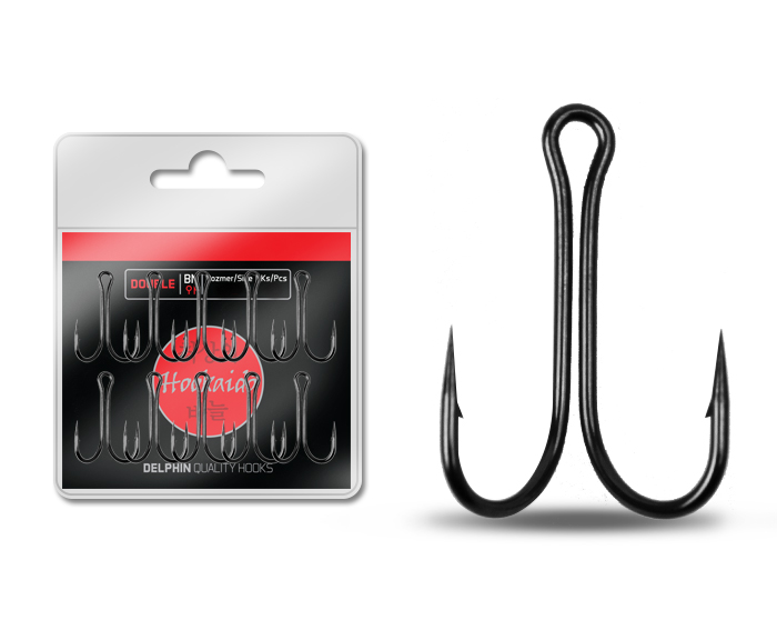 Háček Delphin HKD Double / 10ks Velikost: BN/8