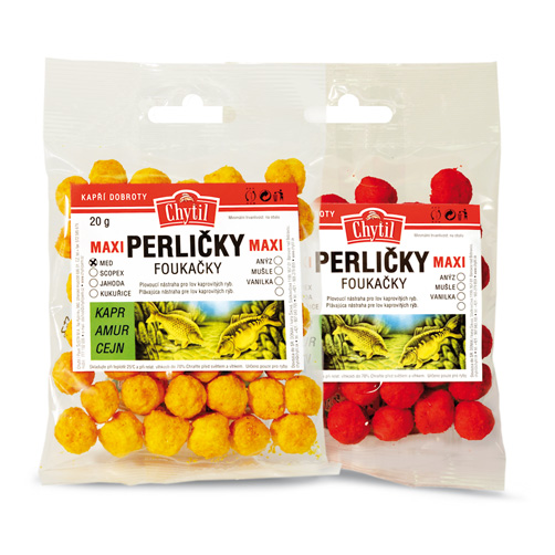 Chytil Perličky foukačky 14 mm 20 g Příchuť: Vanilka