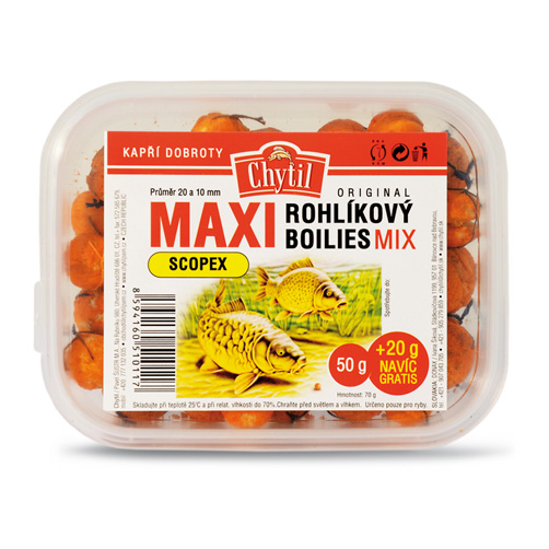 Chytil Rohlíkový boilies Maxi 60g Příchuť: Med