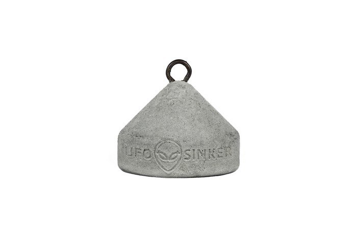 UFO SINKER Zátěž Back Dropper 40 g - přírodní
