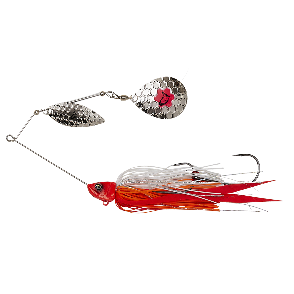 Savage Gear Třpytka Da'bush Spinnerbait Barva: RED HEAD SILVER, Velikost: 18cm