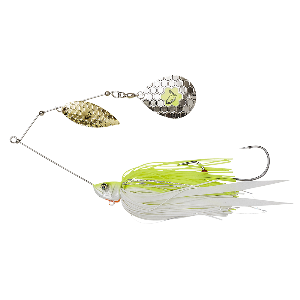 Savage Gear Třpytka Da'bush Spinnerbait Barva: YELLOW WHITE SILVER, Velikost: 18cm
