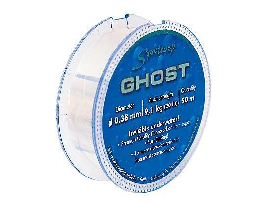 Sportcarp fluorocarbon Ghost Varianta: 0,25 mm, 4,5 kg, 50 m, 10 lb