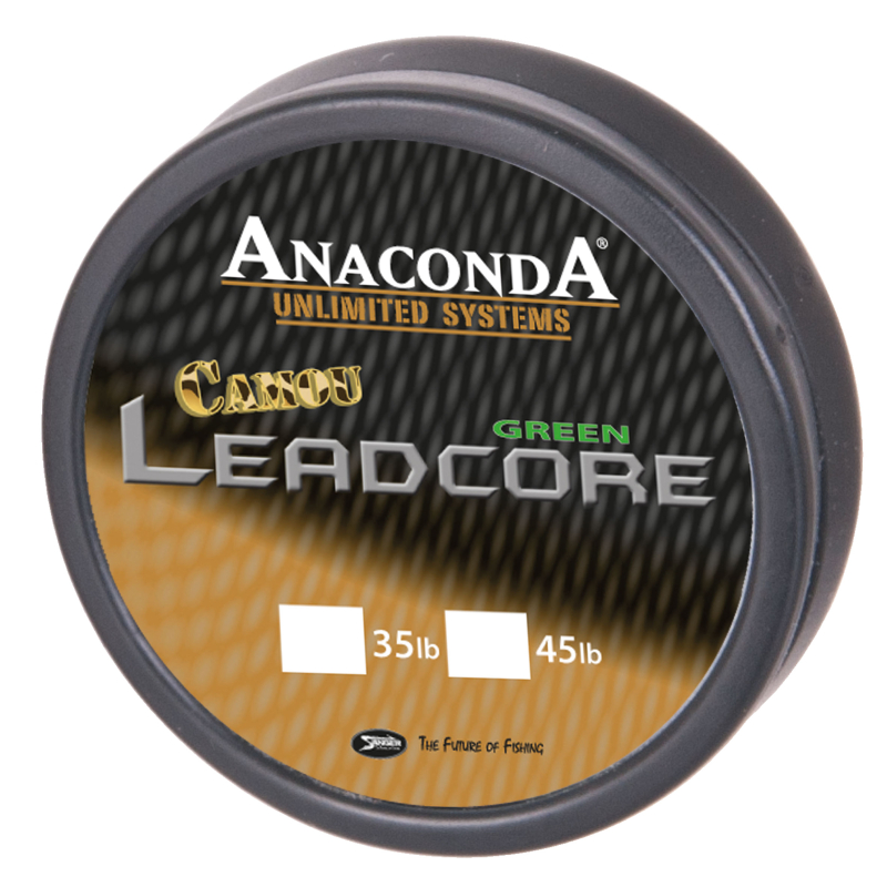 Anaconda pletená šňůra Camou Leadcore  hnědá Varianta: 35 lb