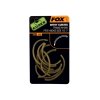 Fox Rovnátka Edges Withy Curve Adaptor Trans Khaki Hook Size 6 - 2 10 ks