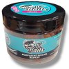 JV Baits Rozpustné Řepkové Boilies Jahoda 500ml mix 20/24mm