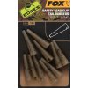 fox prevleky edges camo safety lead clip tail rubbers 10 ks velikost 7